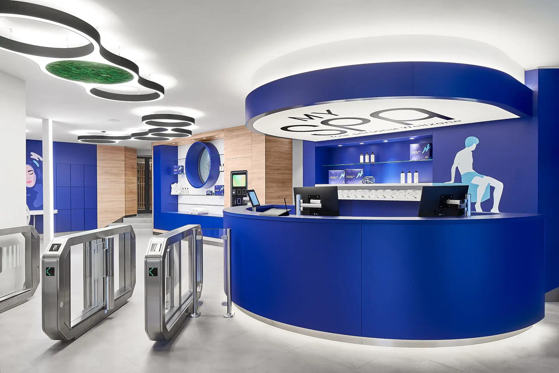 Empfangsbereich der MySpa Filiale in Mainz