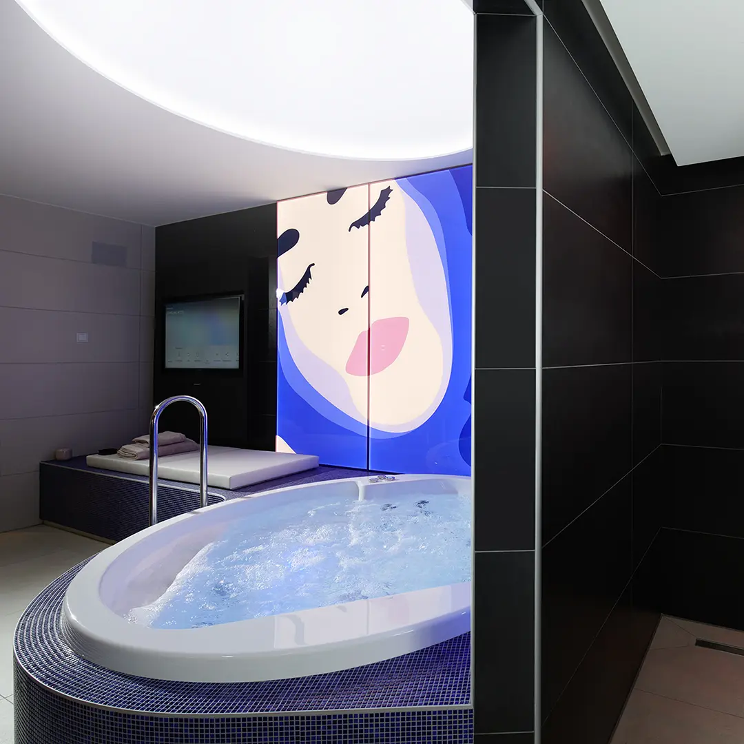 Empfangsbereich der MySpa Filiale in München