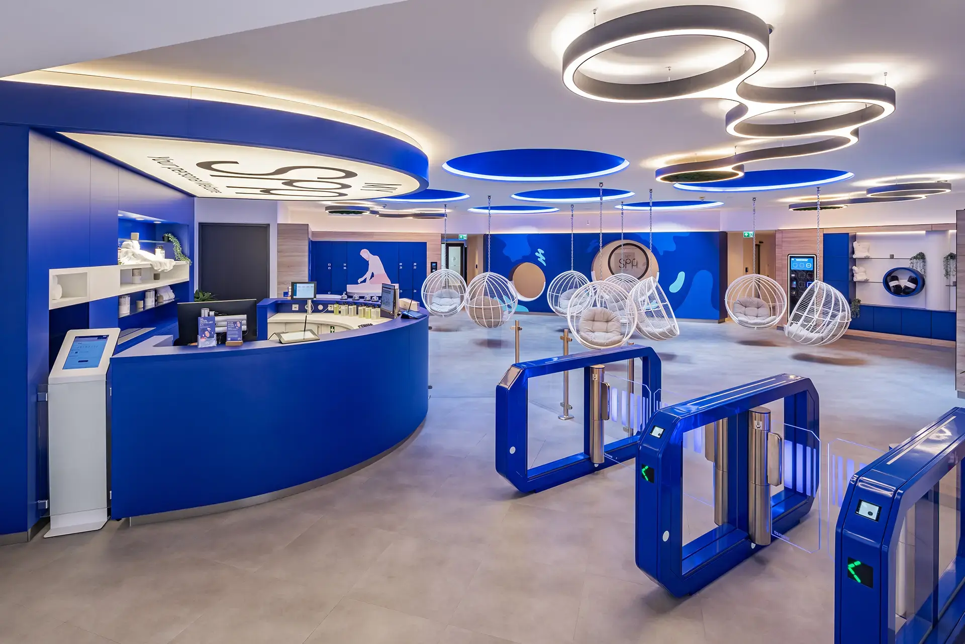 Empfangsbereich der MySpa Filiale in Stuttgart